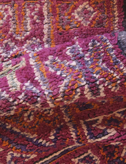 Moroccan Berry Pink Beni MGuild Rug 11.1 x 6.7 ft / 338 x 207 cm - Surcoma