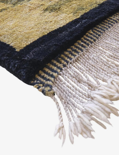 Moroccan Luxury Mrirt Wool Rug – Handwoven 10.3 x 6.7 ft - Surcoma
