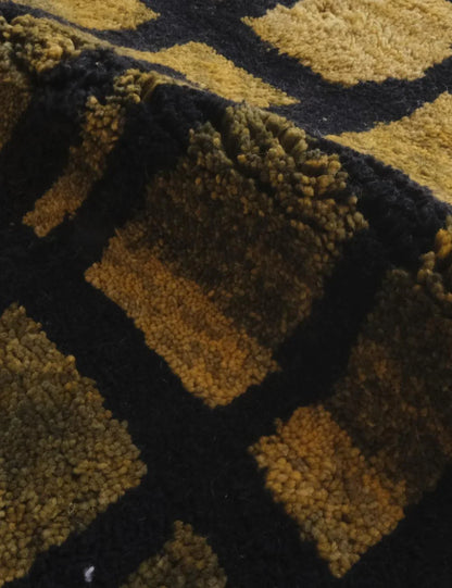 Moroccan Luxury Mrirt Wool Rug – Handwoven 10.3 x 6.7 ft - Surcoma