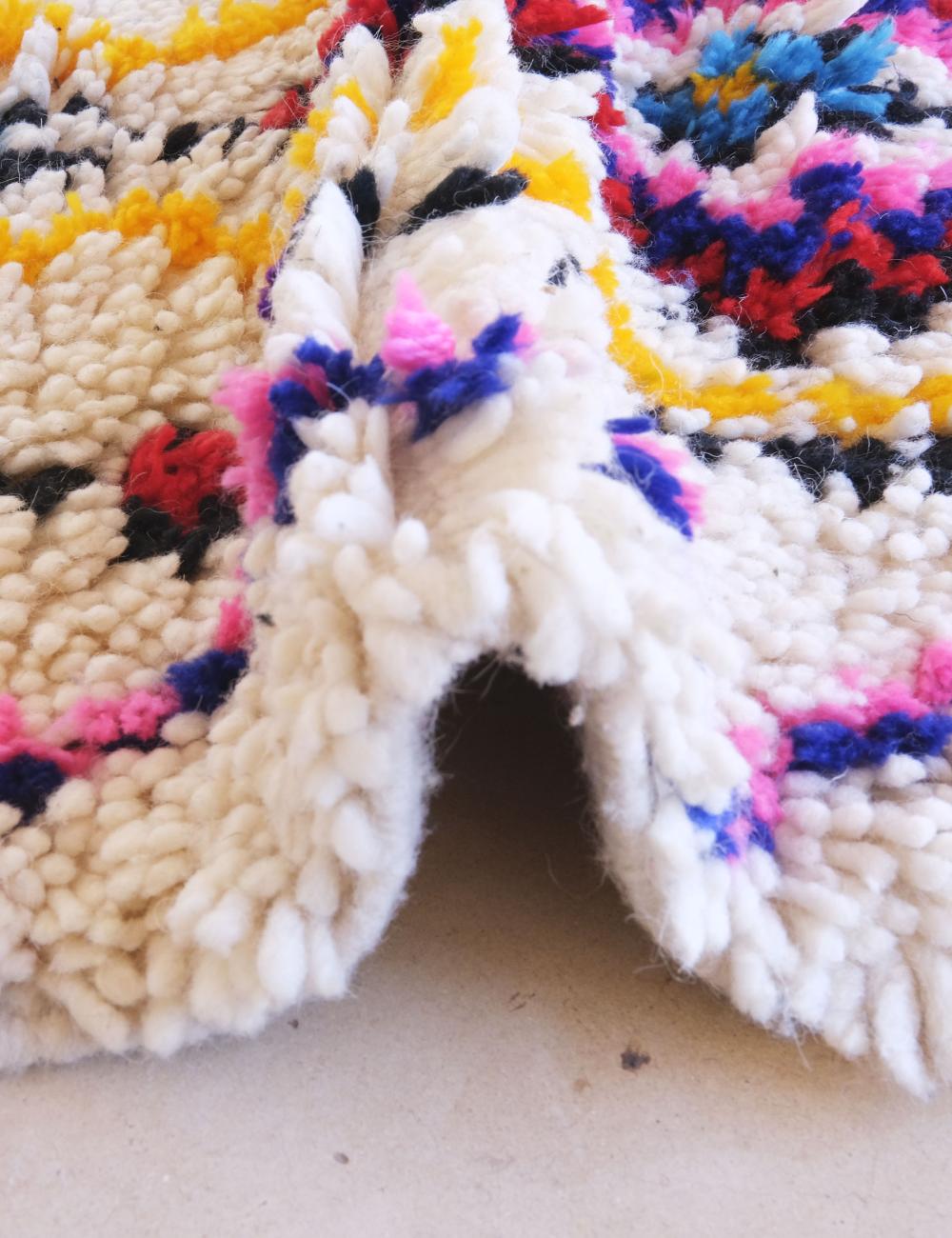 Berber Neon Design Rug 7.2 x 2.1 ft / 219 x 64 cm