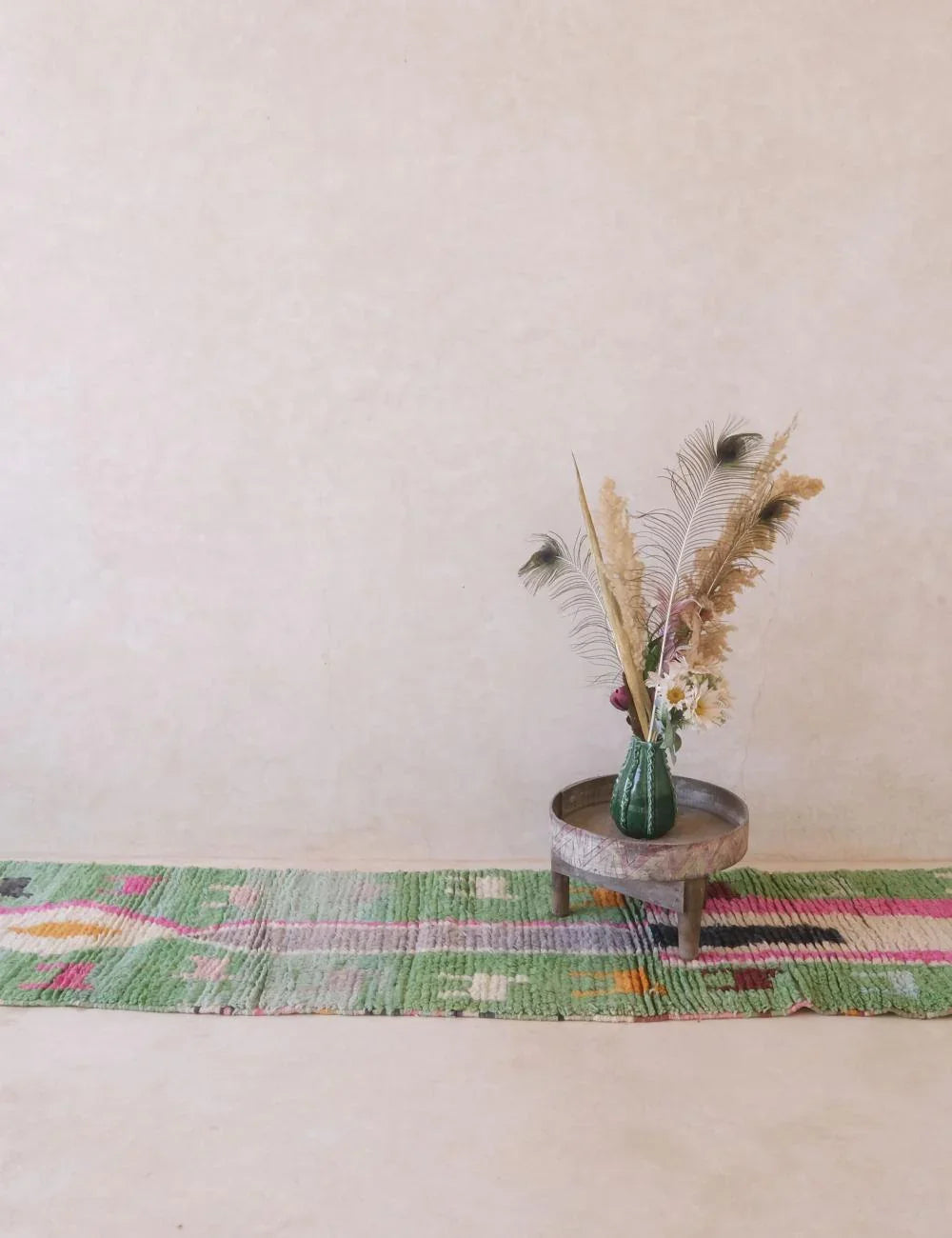 Moroccan Boho Hallway Rug 11.8 x 2.2 ft / 361 x 67 cm - Surcoma
