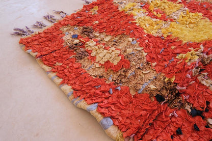 Upcycled Moroccan Rug 7.7 x 3.4 ft / 234 x 106 cm - Surcoma