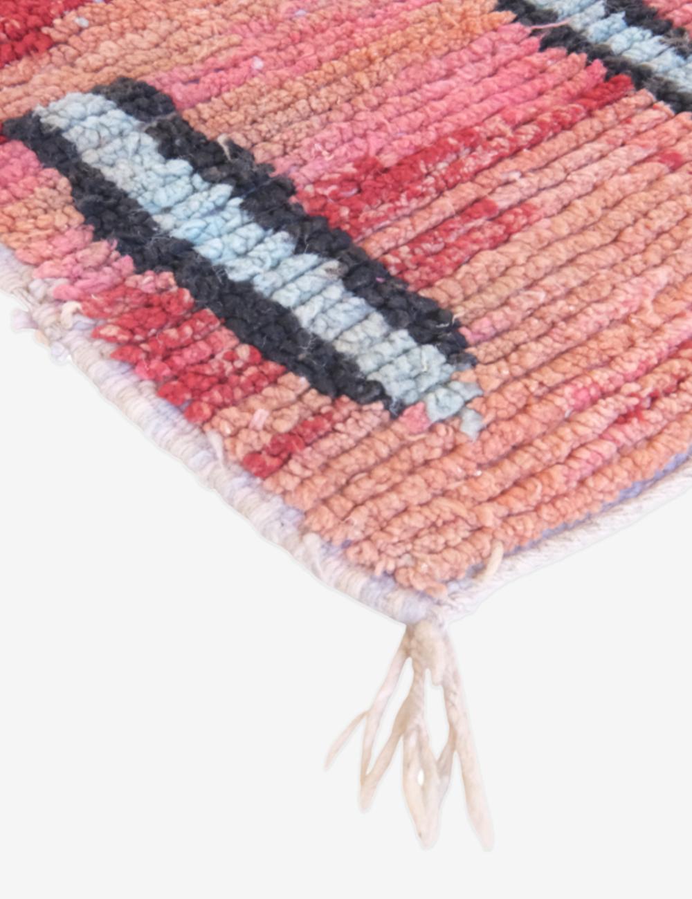 Moroccan Boujaad Runner Rug 13 x 2.3 ft / 397 x 72 cm