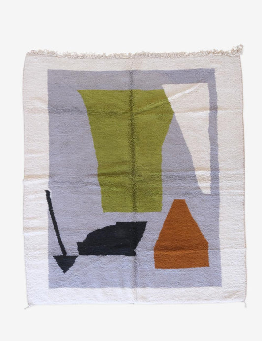 Contemporary Moroccan Berber Rug 10.2 x 8 ft / 310 x 246 cm