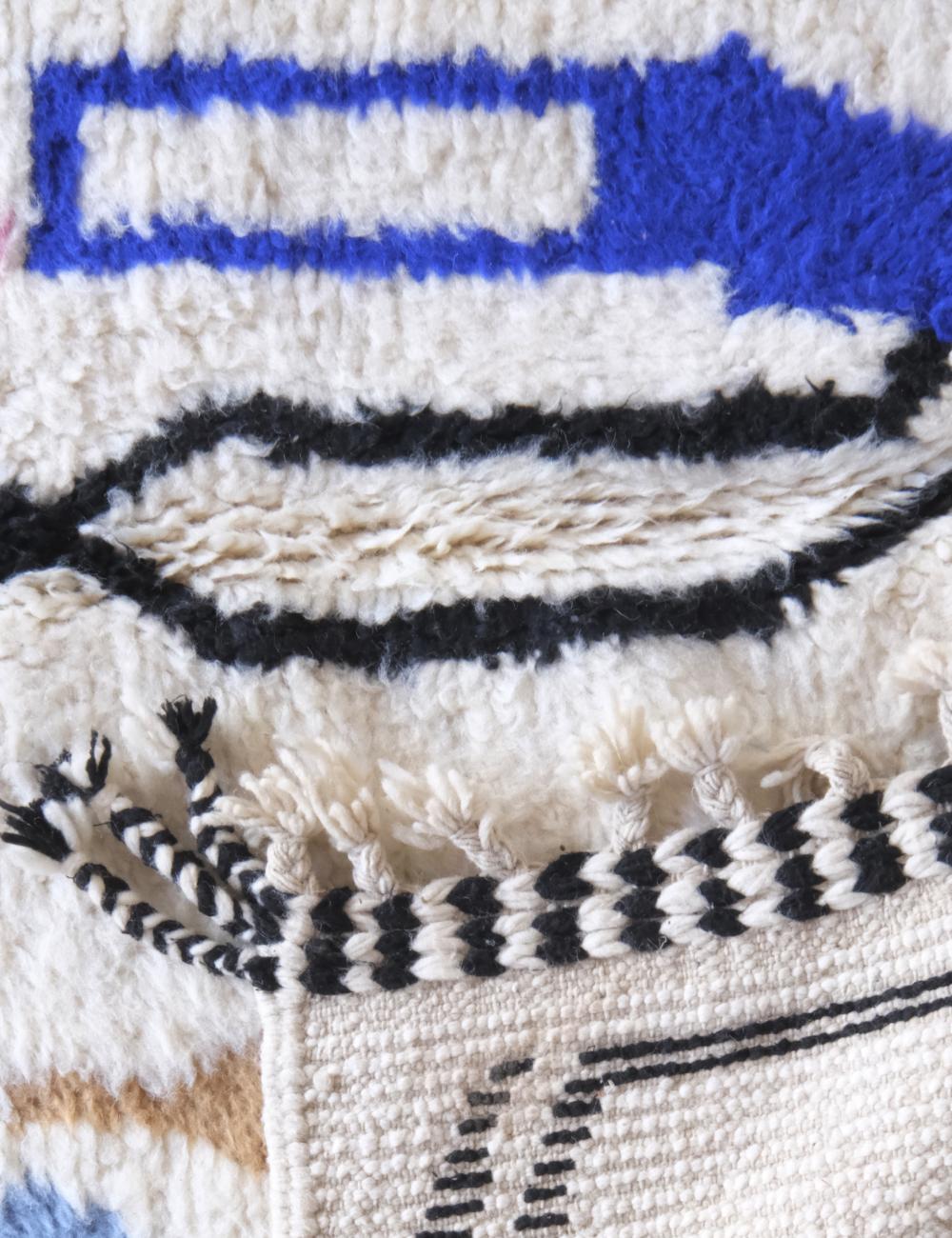 Moroccan Customized Contemporary Rug - Echoes of love 41