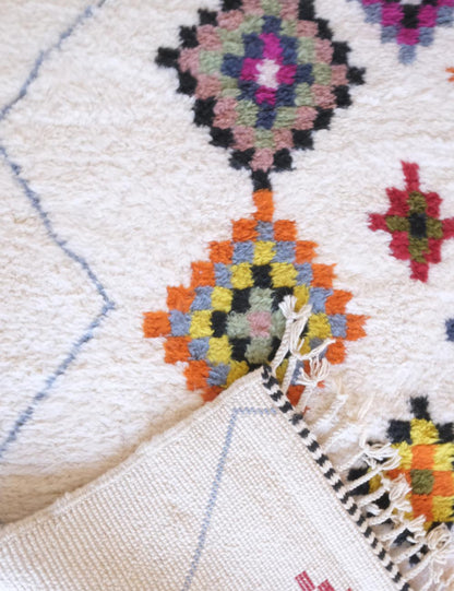 Colorful Berber Moroccan Rug - Echoes Of Love 23