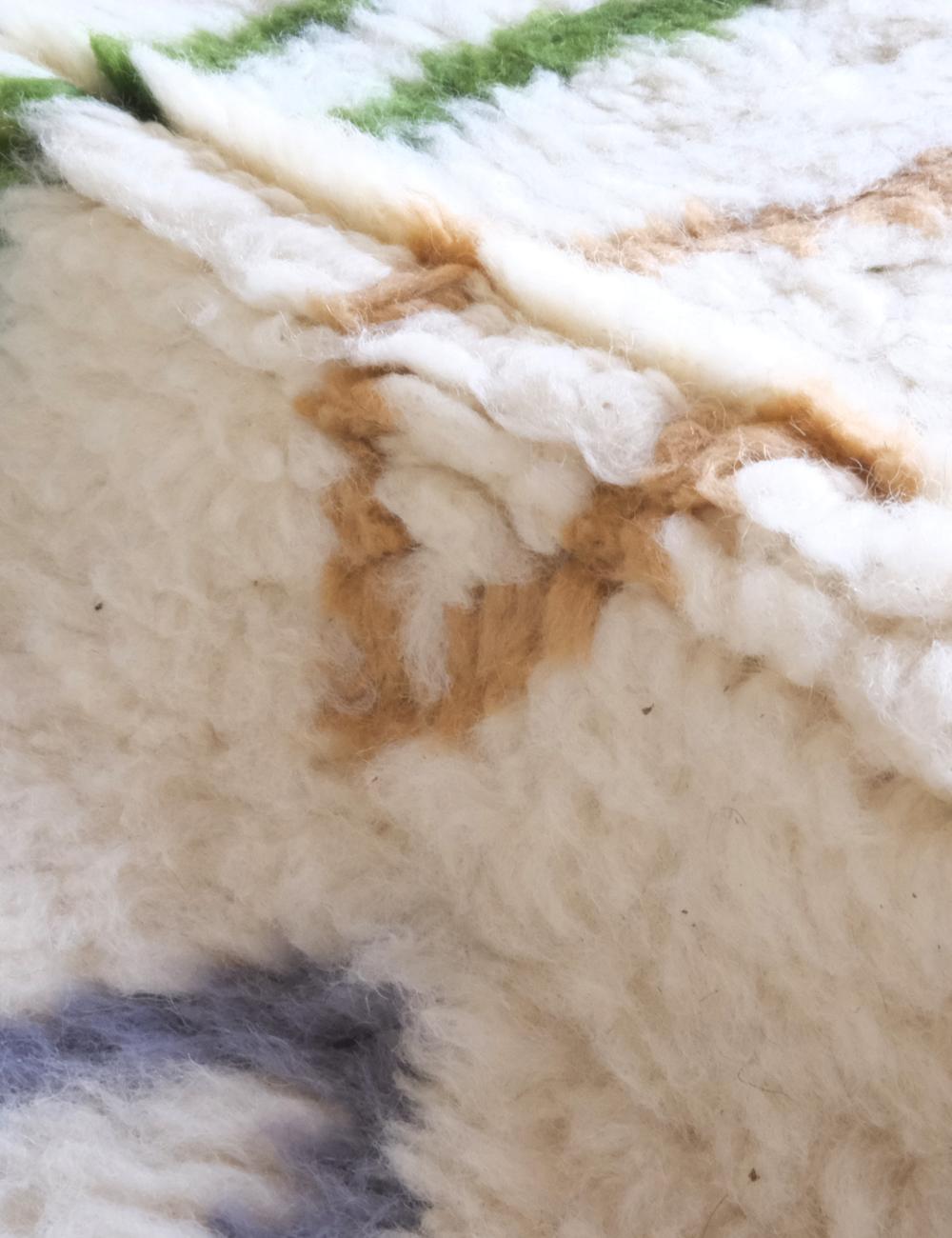 Moroccan Customized Contemporary Rug - Echoes of love 41