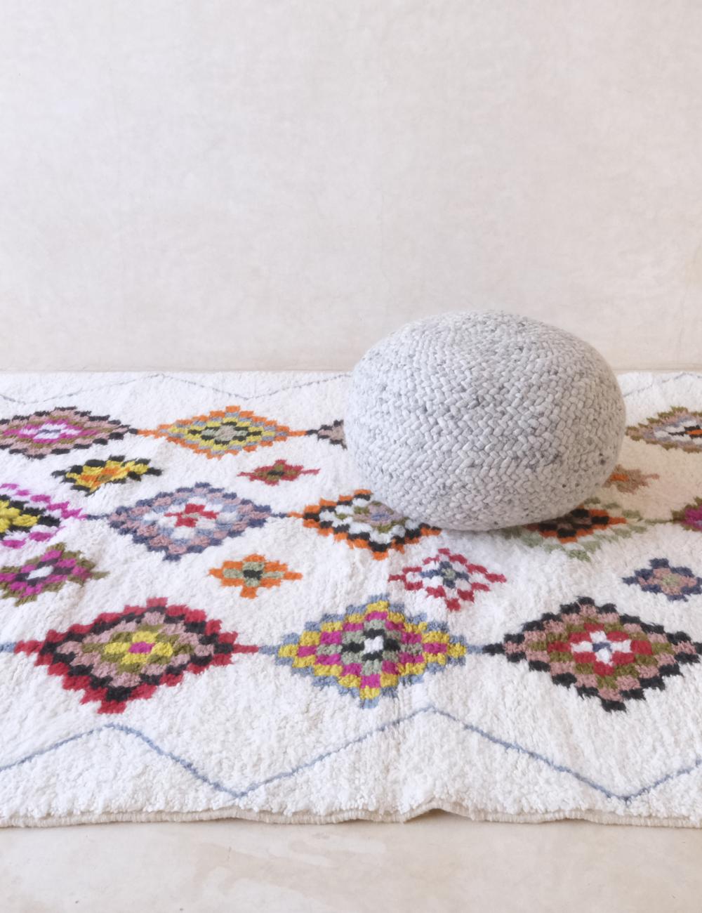 Colorful Berber Moroccan Rug - Echoes Of Love 23