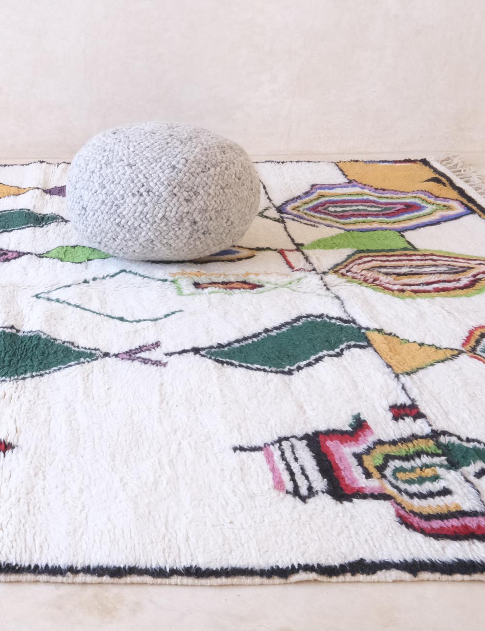 Diamond Motif Moroccan Rug - Echoes Of Love 22