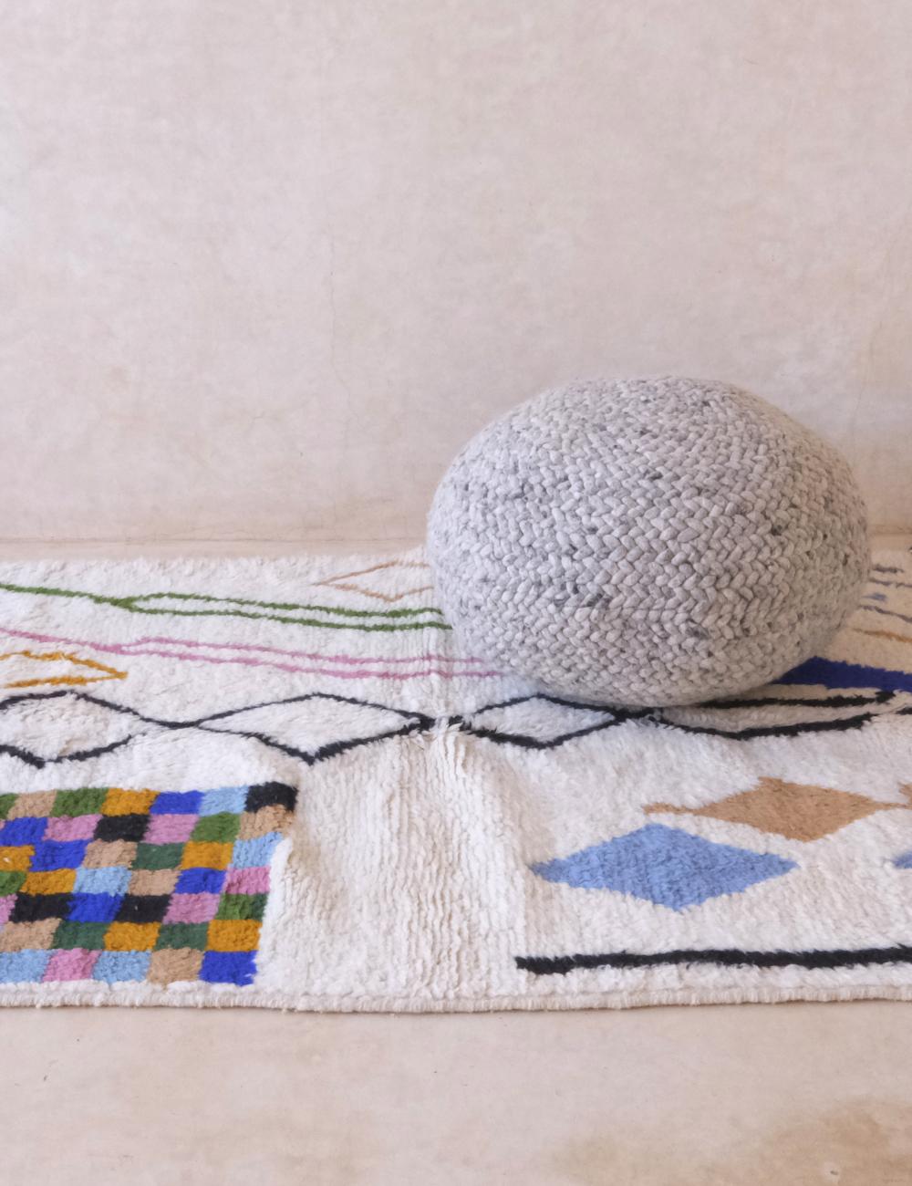 Moroccan Customized Contemporary Rug - Echoes of love 41