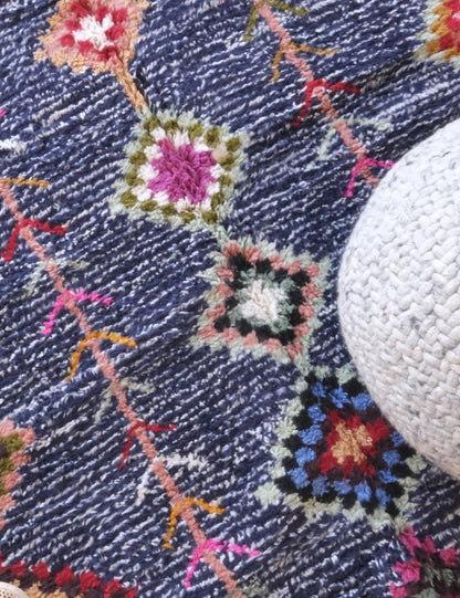 Moroccan Berber Wool Rug 8.9 x 7.4 ft / 270 x 227 cm - Surcoma