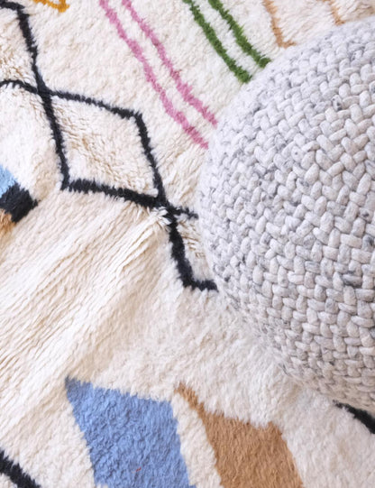 Moroccan Customized Contemporary Rug - Echoes of love 41