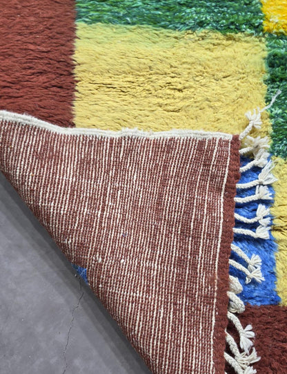 Multicolor Moroccan Rug 10.1 x 7.7 ft / 307 x 237 cm