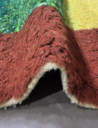 Multicolor Moroccan Rug 10.1 x 7.7 ft / 307 x 237 cm