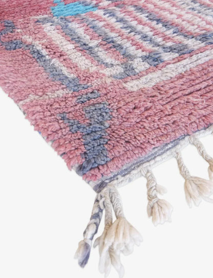 Moroccan Boujad Runner Rug 13.5 x 2.5 ft / 412 x 78 cm - Surcoma
