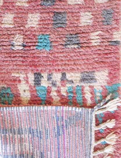 Moroccan Boujad Runner Rug 13.5 x 2.5 ft / 412 x 78 cm - Surcoma