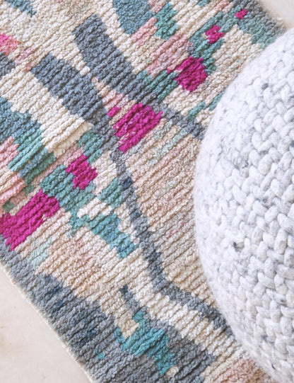 Moroccan Boujad Runner Rug 16.7 x 2.7 ft / 508 x 84 cm - Surcoma