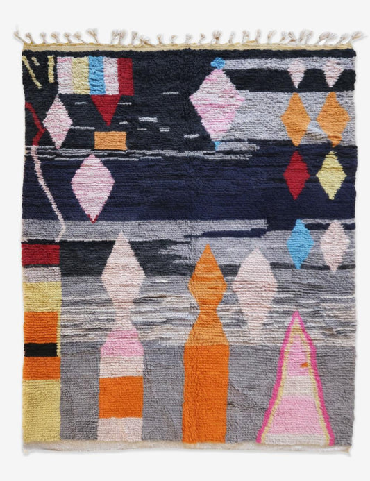 Moroccan Boujad Wool Rug 10.2 x 7.6 ft / 311 x 233 cm