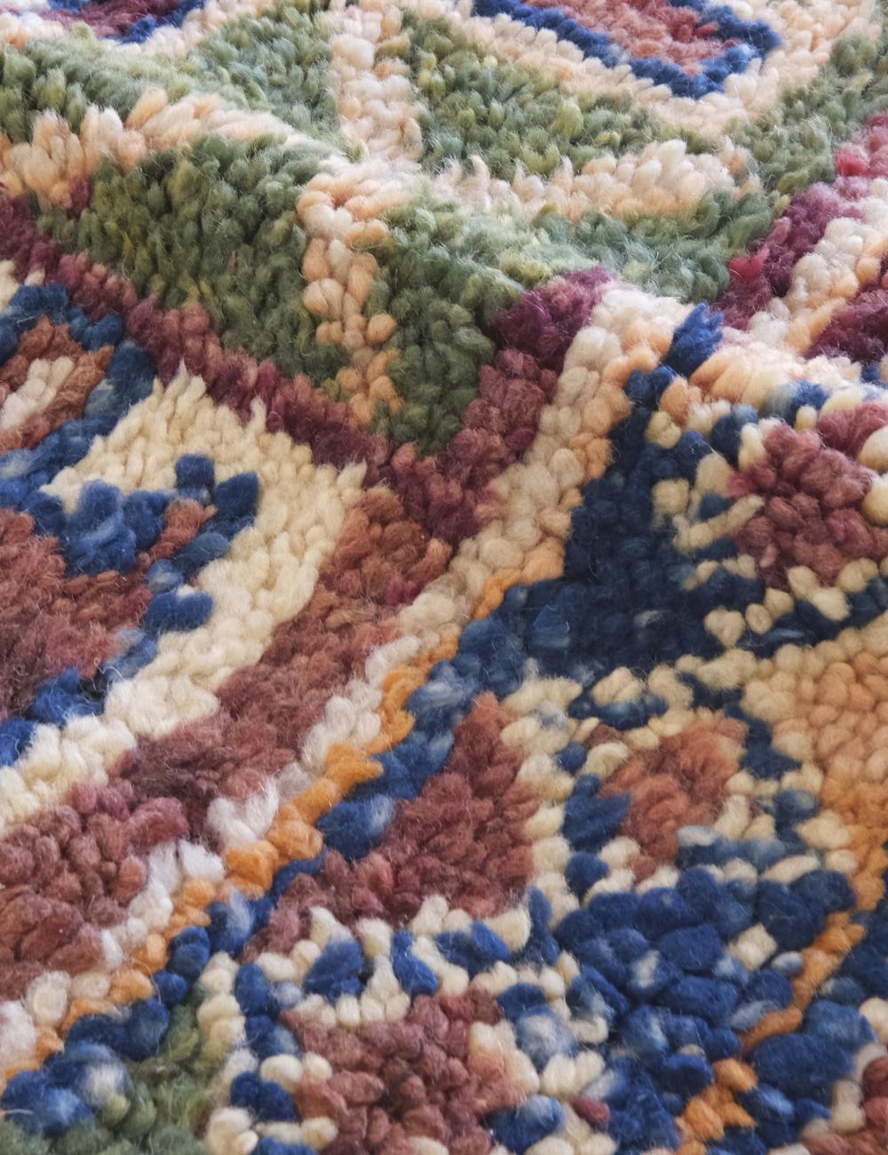 Moroccan Boujad Wool Rug 9.1 x 6 ft / 278 x 185 cm