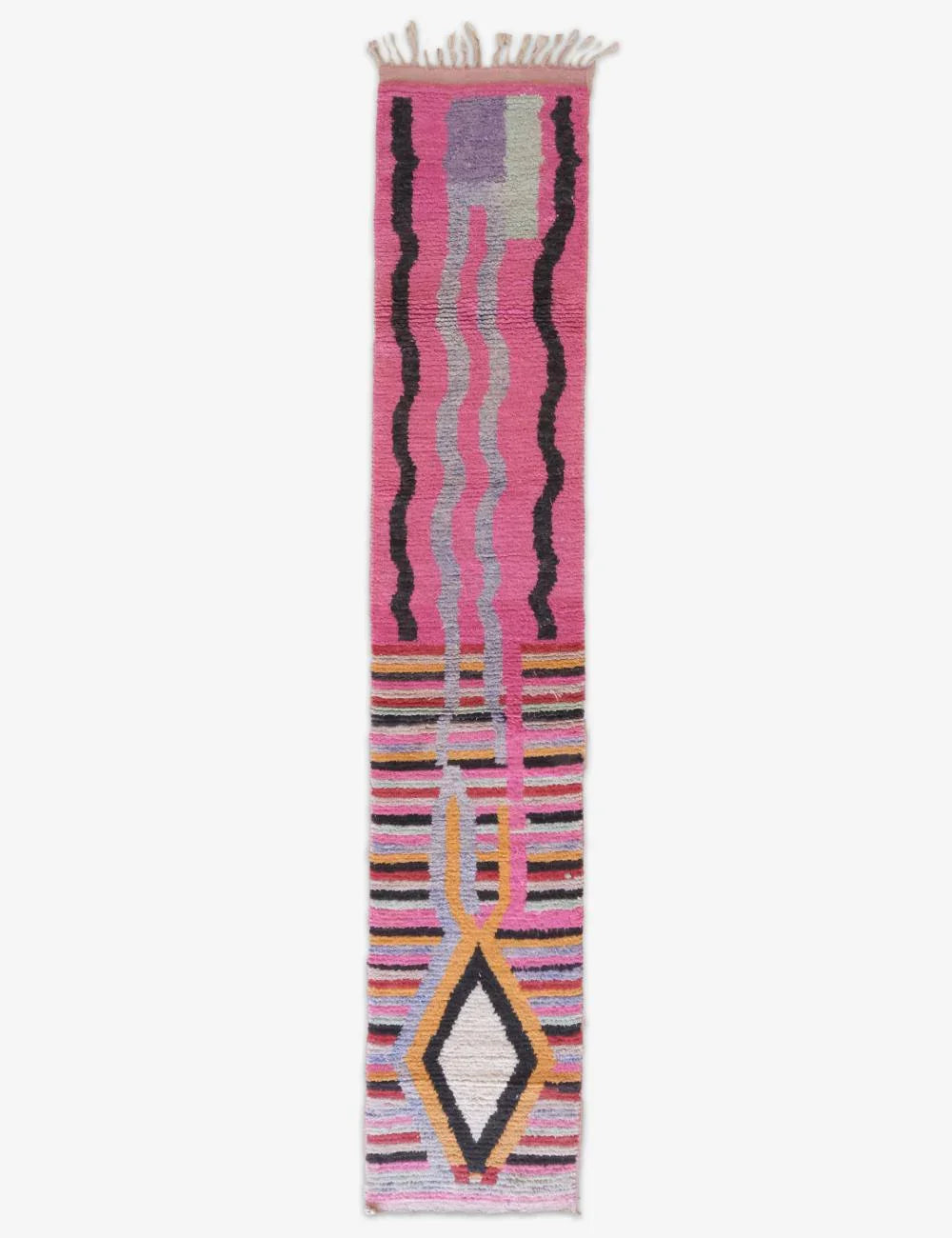 Moroccan Carpet Runner Rug 11.5 x 2.3 ft / 350 x 71 cm