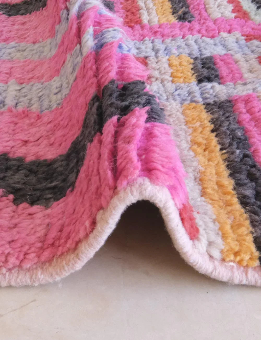 Moroccan Carpet Runner Rug 11.5 x 2.3 ft / 350 x 71 cm