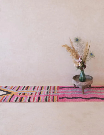 Moroccan Carpet Runner Rug 11.5 x 2.3 ft / 350 x 71 cm - Surcoma