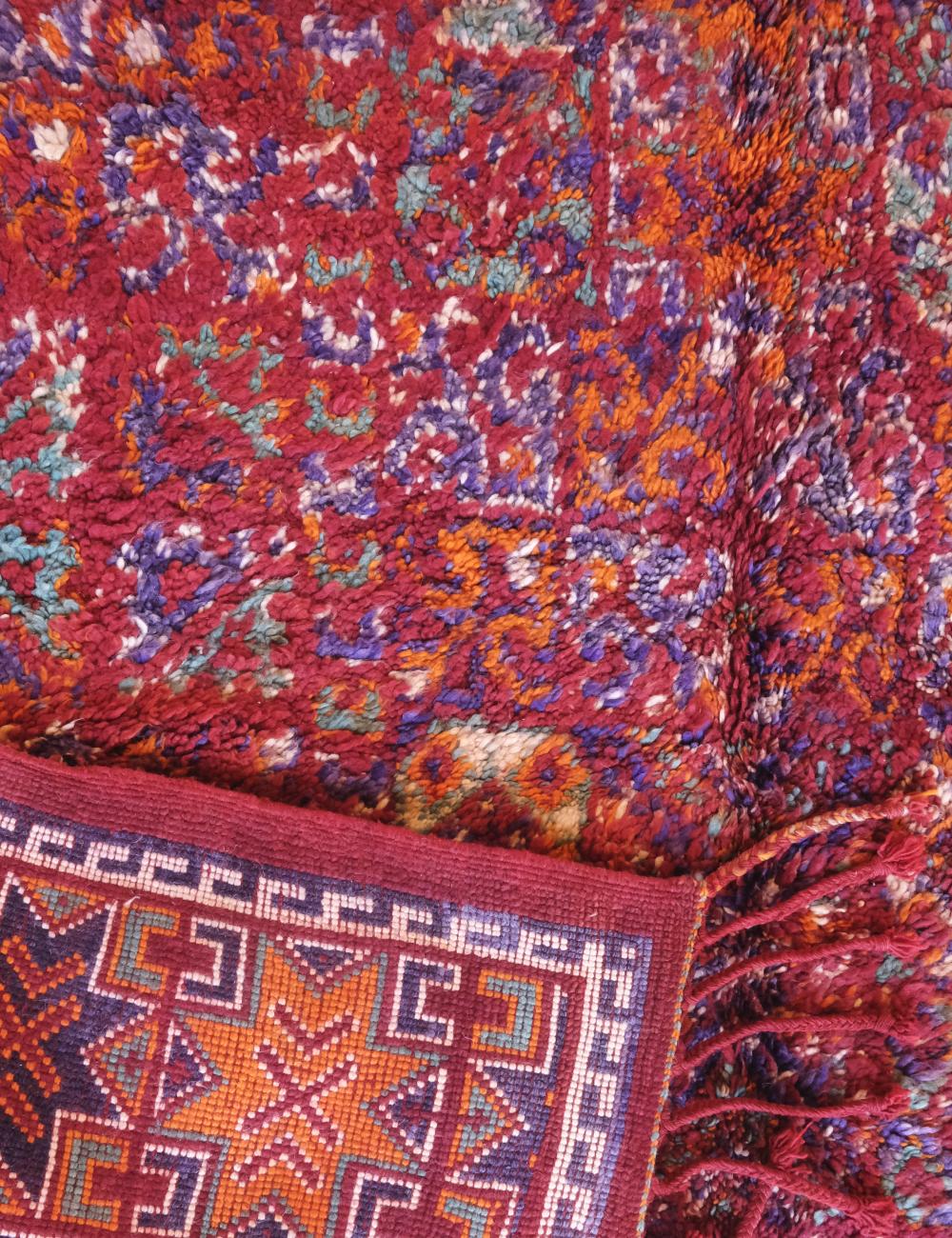 Moroccan Collectible Wool Rug 11.7 x 6.4 ft / 356 x 197 cm