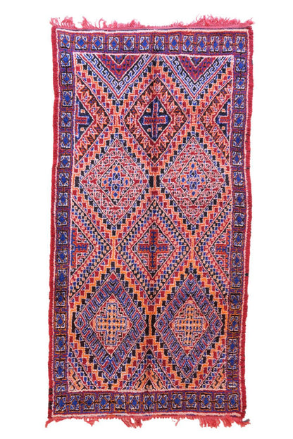 Moroccan Collectible Beni M'Guild Rug 11.9 x 5.9 ft / 364 x 180 cm - Surcoma