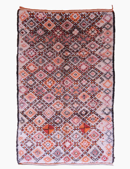Vintage Moroccan Beni Rug from 1980s 11.3 x 6.4 ft / 345 x 197 cm - Surcoma