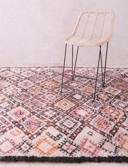 Vintage Moroccan Beni Rug from 1980s 11.3 x 6.4 ft / 345 x 197 cm - Surcoma