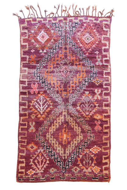 Moroccan Boujaad Wool Rug 10.5 x 5.8 ft / 321 x 177 cm - Surcoma