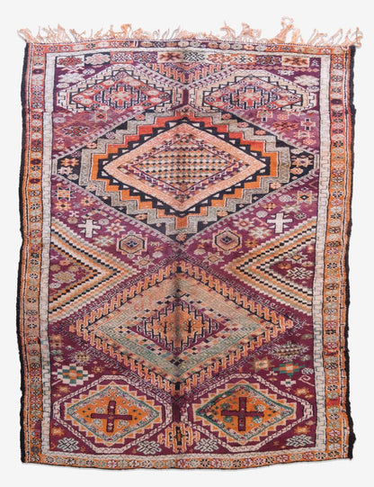 Moroccan Rare Vintage Collectible Rug 12.1 x 8.6 ft / 368 x 262 cm - Surcoma