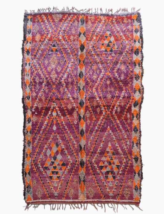 Moroccan Handmade Rug 11.9 x 7.1 ft / 364 x 217 cm - Surcoma