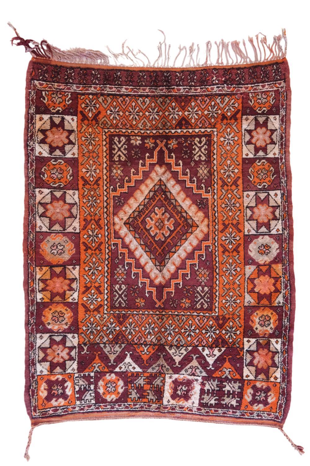 Moroccan Arabia Wool Rug 9.3 x 6.8 ft / 283 x 210 cm