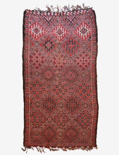 Moroccan Collectible Wool Rug 13.8 x 6.7 ft / 421 x 207 cm - Surcoma