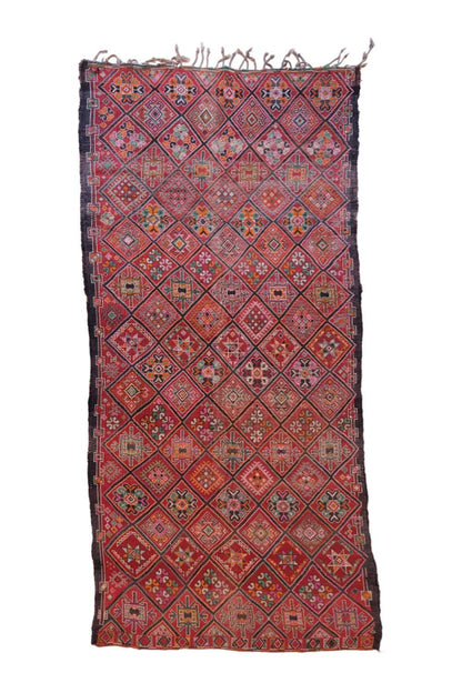 Moroccan Handknotted Rug 13.8 x 6 ft / 422 x 185 cm - Surcoma