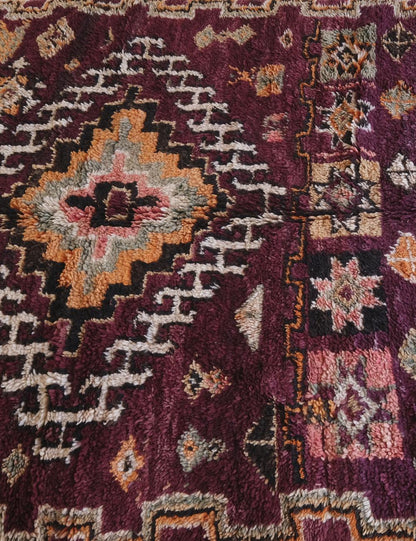 Moroccan Vintage Boujad Rug 9.1 x 5.2 ft / 278 x 159 cm - Surcoma