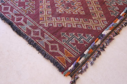Moroccan Collector Red Rug 10.4 x 6.6 ft / 317 x 202 cm - Surcoma