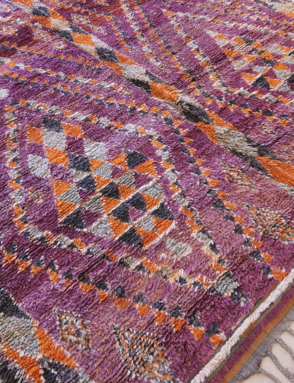 Moroccan Handmade Rug 11.9 x 7.1 ft / 364 x 217 cm - Surcoma
