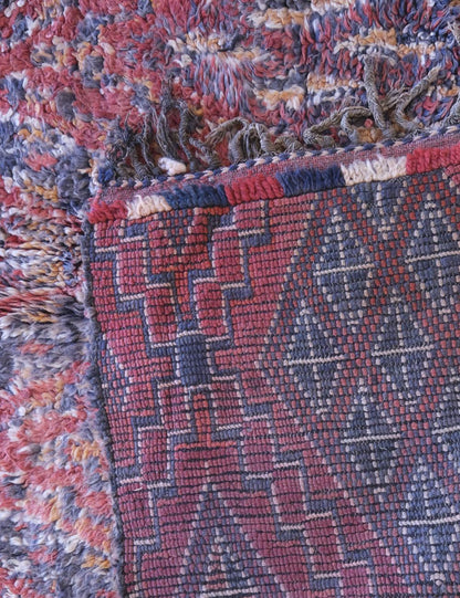 Beni MGuild Moroccan Red Wool Rug 11 x 6 ft / 335 x 183 cm - Surcoma
