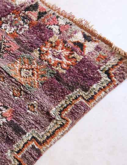 Moroccan Vintage Boujad Rug 9.1 x 5.2 ft / 278 x 159 cm - Surcoma