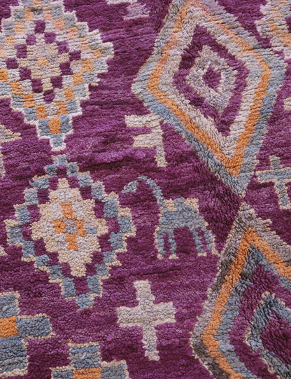Moroccan Tribal Area Rug 14.1 x 6.2 ft / 431 x 190 cm - Surcoma