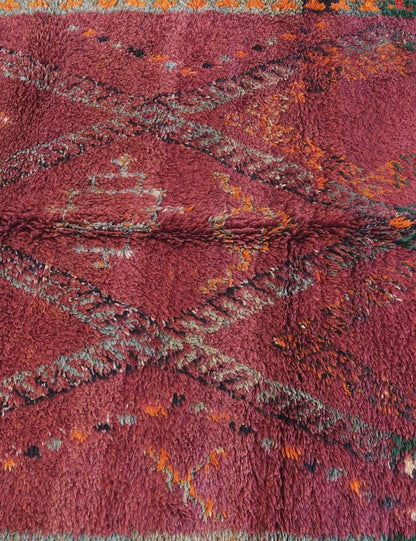 Moroccan Collector Shag Rug 9.3 x 6.2 ft / 284 x 190 cm - Surcoma