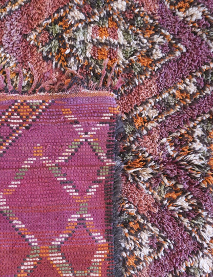 Deep Berry Moroccan Rug 11 x 5 ft / 335 x 155 cm - Surcoma