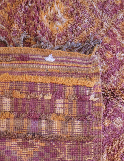 Moroccan Burnt Orange Rug 12.4 x 5.8 ft / 377 x 178 cm - Surcoma