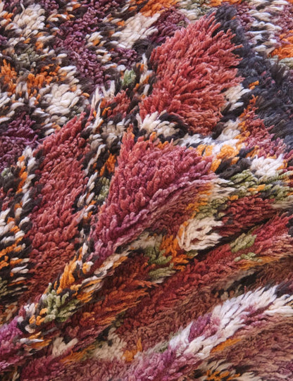 Deep Berry Moroccan Rug 11 x 5 ft / 335 x 155 cm - Surcoma