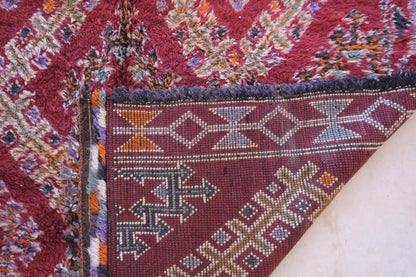 Moroccan Collector Red Rug 10.4 x 6.6 ft / 317 x 202 cm - Surcoma