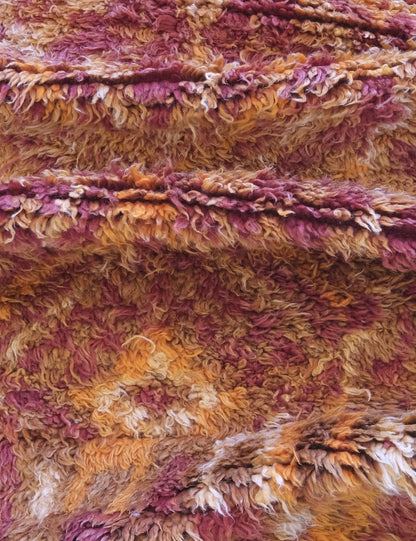 Moroccan Burnt Orange Rug 12.4 x 5.8 ft / 377 x 178 cm - Surcoma