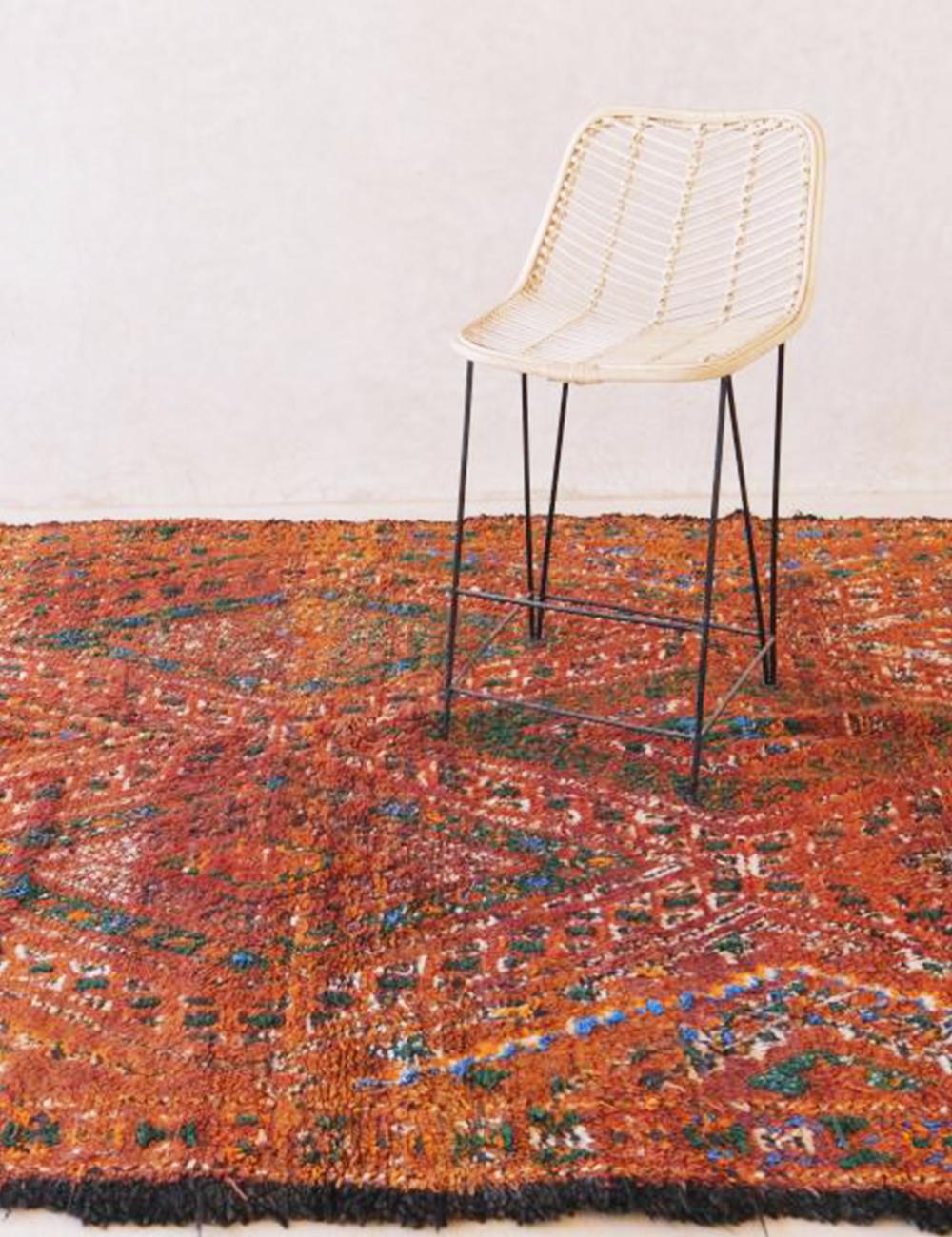 Moroccan Beni MGuild Wool Rug 10.4 x 6.6 ft / 318 x 203 cm