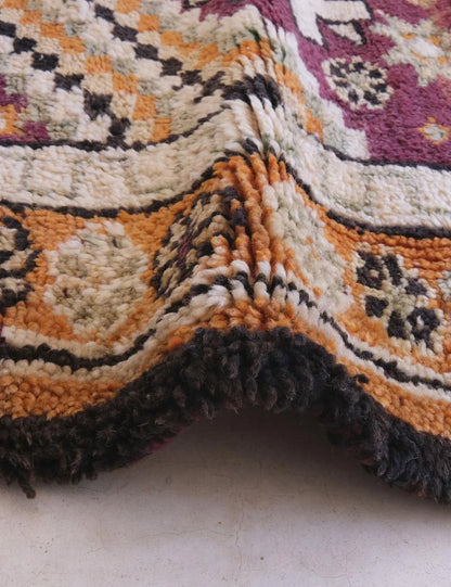Moroccan Rare Vintage Collectible Rug 12.1 x 8.6 ft / 368 x 262 cm - Surcoma